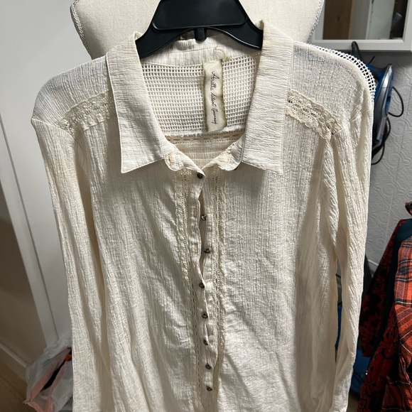 Arata selling journey long sleeve top off-white - Picture 2 of 3